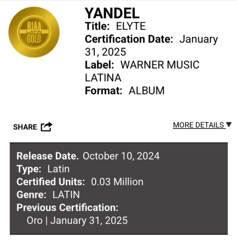 Yandel - ELYTE Certification